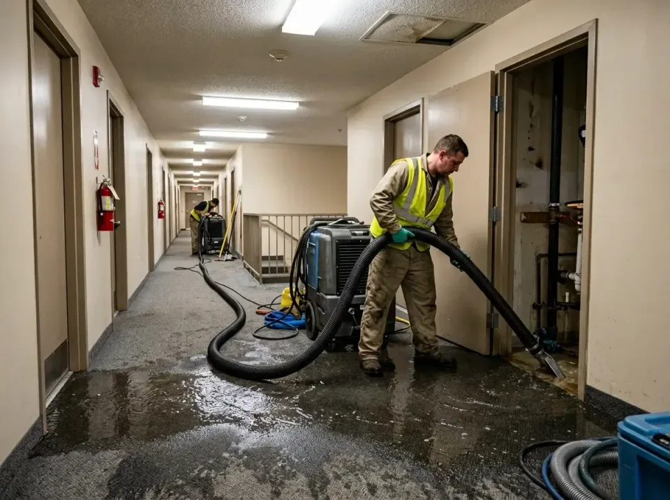 multi-unit-apartment-hallway-f-005 — frequently asked questions, Emergency Burst Pipe Water Extraction & Removal in Arcanum,…